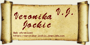 Veronika Jockić vizit kartica
